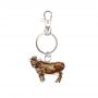 At Home in the Country -  Enamel Cow Keyring