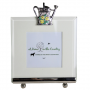 At Home in the Country -  Enamel Watering Can Square Frame