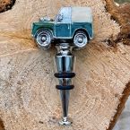 At Home in the Country -  Green Vintage 4 x 4 Bottle Stopper