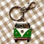 At Home in the Country -  Green Vintage Camper Van Key Ring