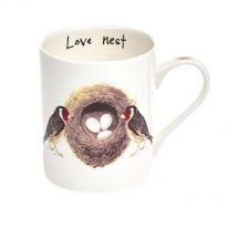 A Carton of "Love Nest" Fine Bone China Mugs