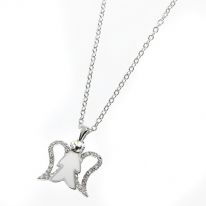 Angel with Jewelled Wings Necklace