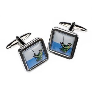 At Home in the Country - Angler Cufflinks
