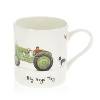 Big Boys' Toy Tractor Fine Bone China Mug