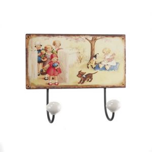 At Home in the Country - Boxed Pair of Childrens Wall Hooks