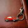 At Home in the Country - Classic Sports Car Key Ring