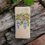 At Home in the Country - Cream Velvet with Beaded Wisteria Detailing Glasses Pouch