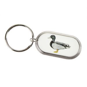 At Home in the Country - Duck Keyring