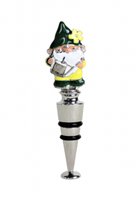 Enamel 'Nobby' the Gnome Bottle Stopper