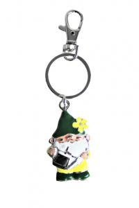 At Home in the Country - Enamel 'Nobby' the Gnome Keyring