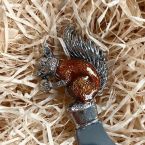 At Home in the Country - Enamel Squirrel Bottle Opener