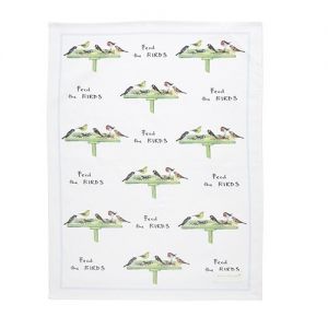 Feed the Birds Tea Towel