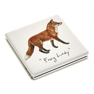 At Home in the Country - Foxy Lady Compact Mirror
