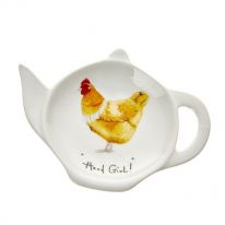 Head Girl Porcelain Teabag Holder