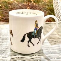 "Horse'ing Around"  Fine Bone China Mug