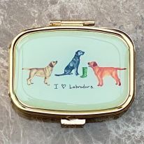 I (Heart) Labradors Pillbox
