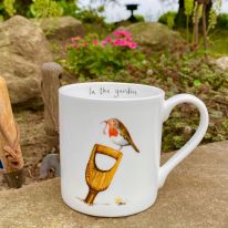 In the Garden Robin Mug