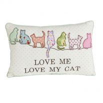 Love me Love my Cat Cushion