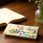 At Home in the Country - NEW Grey with Wildflowers Detailing Glasses Pouch