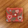 At Home in the Country - NEW Pink with Heart Detailing Coin Purse