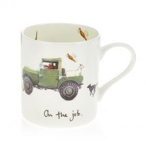 On the Job Fine Bone China Mug