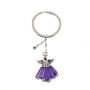 At Home in the Country - Purple Angel Keyring