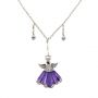 At Home in the Country - Purple Angel Necklace