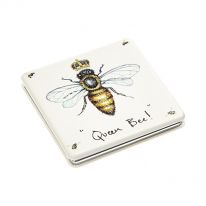 Queen Bee with Crown Compact Mirror