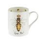 At Home in the Country - "Queen Bee!" with Crown Fine Bone China Mug