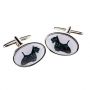 At Home in the Country - Scottie Cufflinks