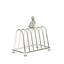 Silver Plate Duck Toast Rack
