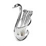 At Home in the Country - Silver Plated Swan Spoon Set
