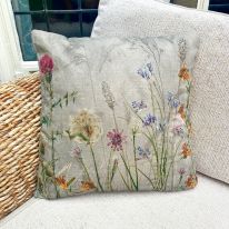 Square Thistle and Wild Flowers