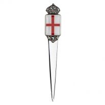 St George Flag with Crown Letter Opener