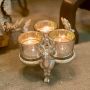 At Home in the Country - Three Stags T Light Holder